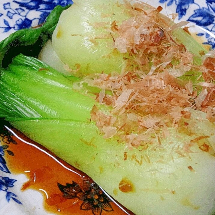 冬野菜の甘み♪　「青梗菜のおひたし」